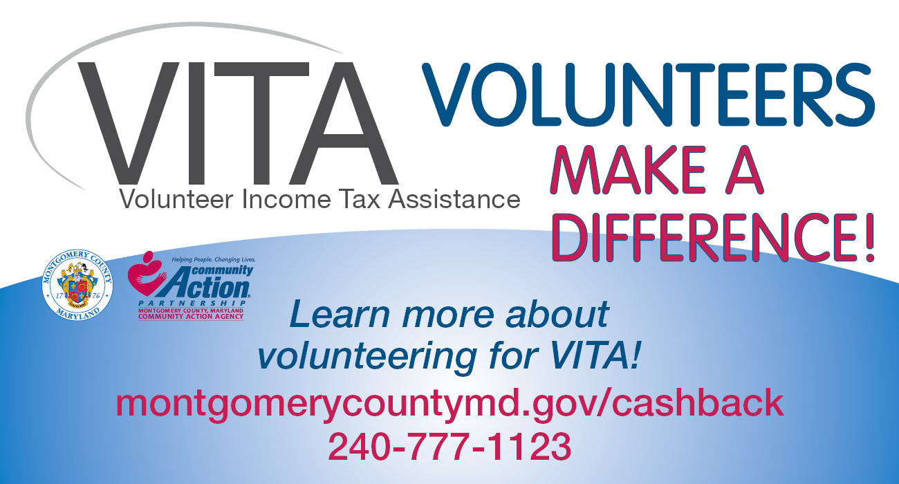 VITA volunteer recruitment graphic